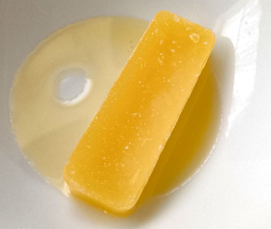 Melting beeswax for viking drinking horn making