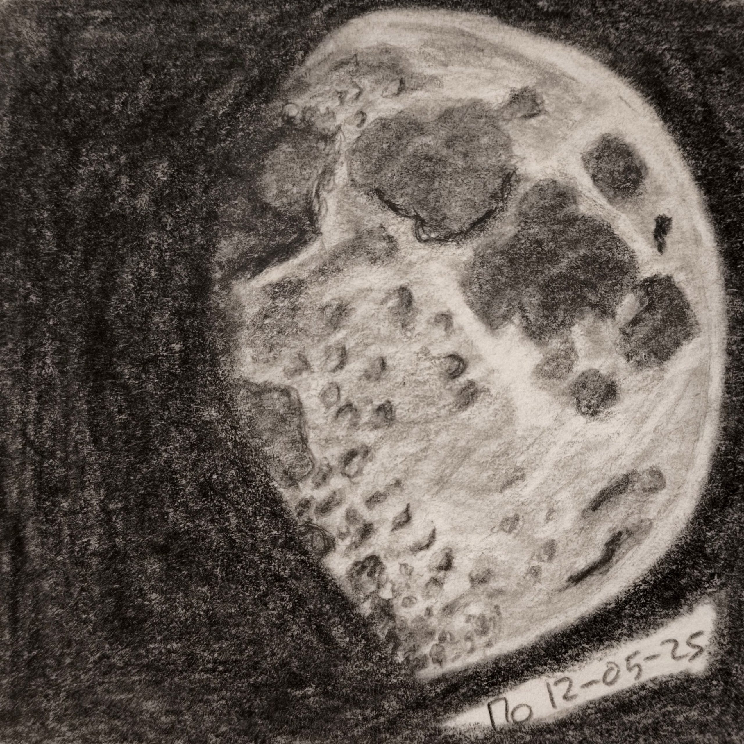 Sketch of the moon