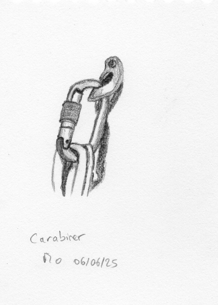 carabiner graphite pencil