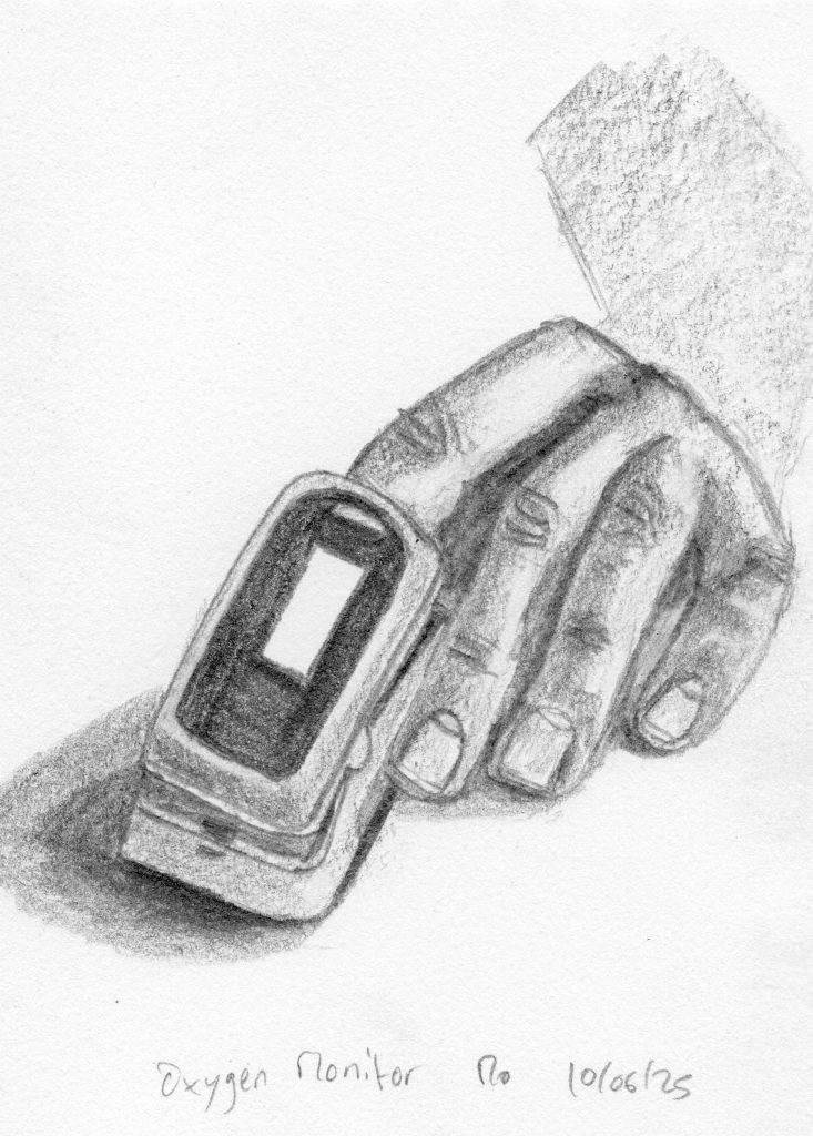 oxygen monitor graphite pencil