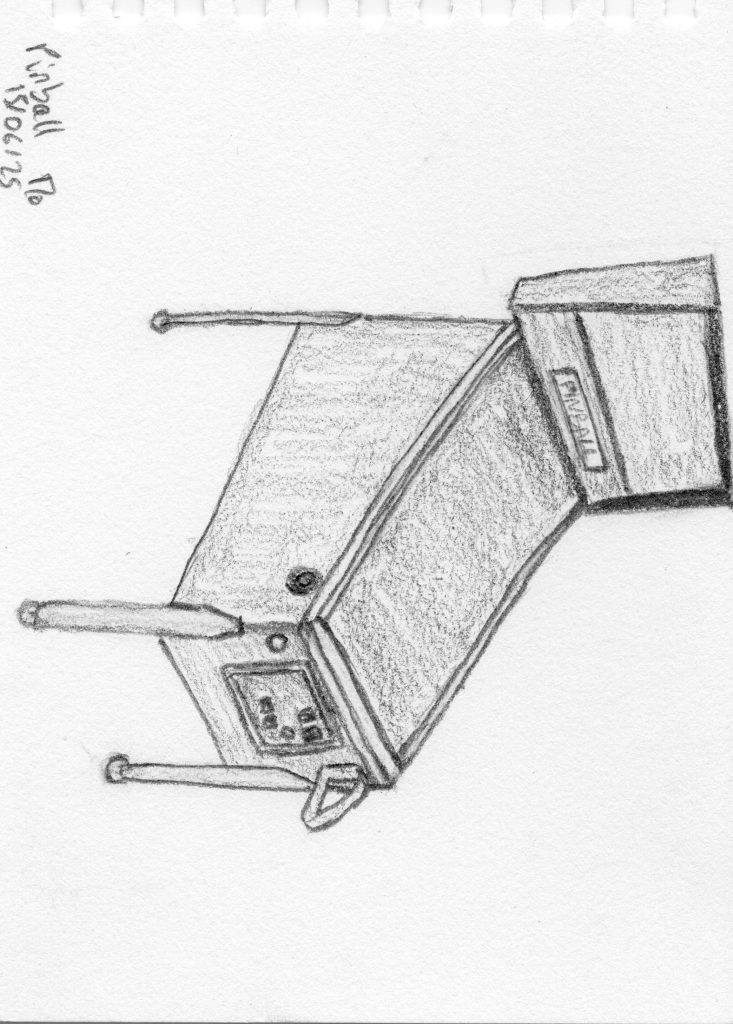 pinball graphite pencil