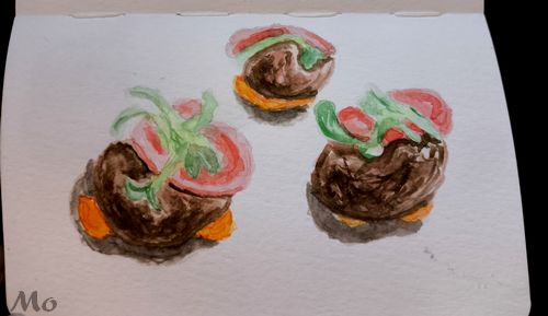 Painting Miller & Carter dinner