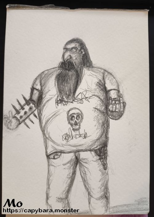 Metalhead Santa Claus